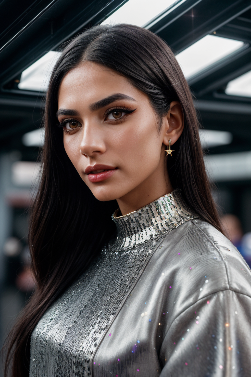 [number]-1848387164-photo of (EPHud43lmuft1_0.99), closeup portrait, perfect hair, (modern photo, Embellished blouse with sequin detailing and a she.png